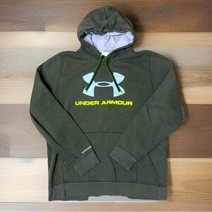 Under Armour  Logo Hoodie Size L Color: Green